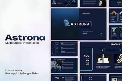 Astrona - Multipurpose Presentation design google slides keynote powerpoint ppt presentation slide slides