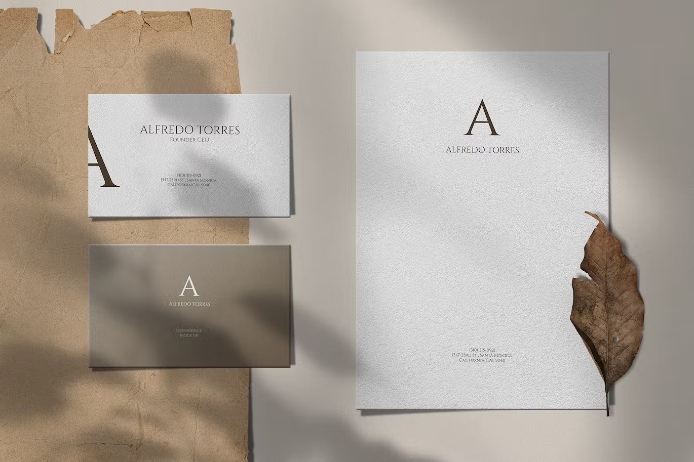 Business Card And Letterhead Mockup Template By Usedesignspace On Dribbble