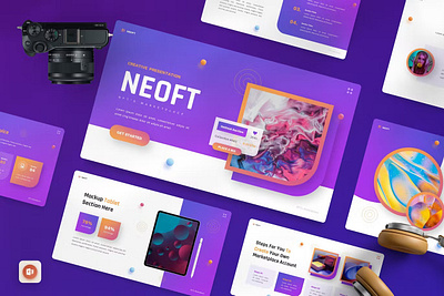 Neoft - NFT Digital Marketplace Powerpoint agency company profile creative studio design photograph photographer photography