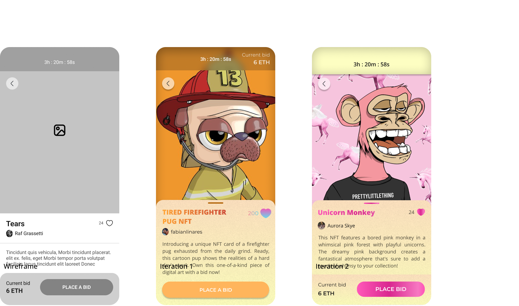 Moon NFT Marketplace UI Case Study by Vanessa on Dribbble