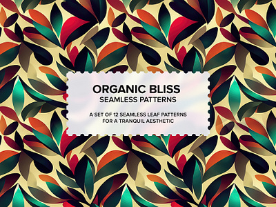 Organic Bliss graphic design patterns