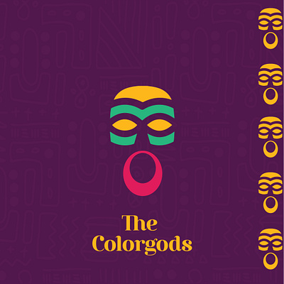 BRAND IDENTITY FOR THE COLORGODS app branding design graphic design illustration logo typography ui ux