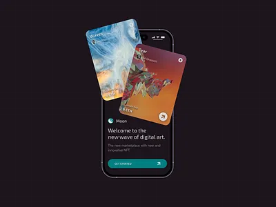 NFT App Case Study app mobile nft ui ux