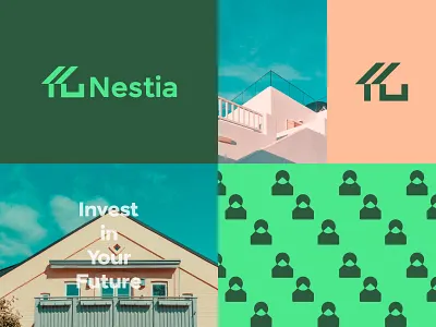 Real Estate Logo | Nestia Minimalist Logo apartment brand identity branding building building logo construction logo home logo house logo logo logo design logodesign logotype minimalist logo mortage property logo real estate real estate branding real estate logo realty logo