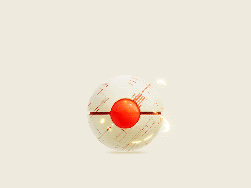 Science fiction ball 3d color design icon illustration motion graphics ui