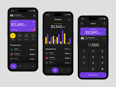 Payme Finance - Mobile App Concept app design design finance finance app finance mobile app manage money management mobile mobile app mobile design money