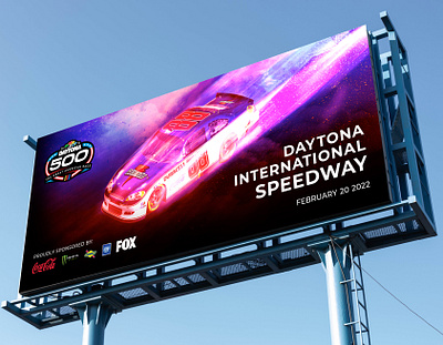 Daytona International 2023: Promo Banners banners branding design graphic design logo photo manipulation photoshop posters promo typography