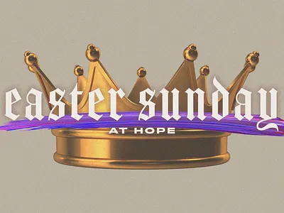 Crowns | Easter & Good Friday Sermon Series Design graphic design
