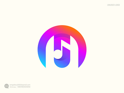 M Music Logo Design augmented reality brand and logo branding colorful creative logo fiverr illustration letter m lettermark logo logo designer logos m logo m music logo minimal modern logo music music logo upwork wordmark