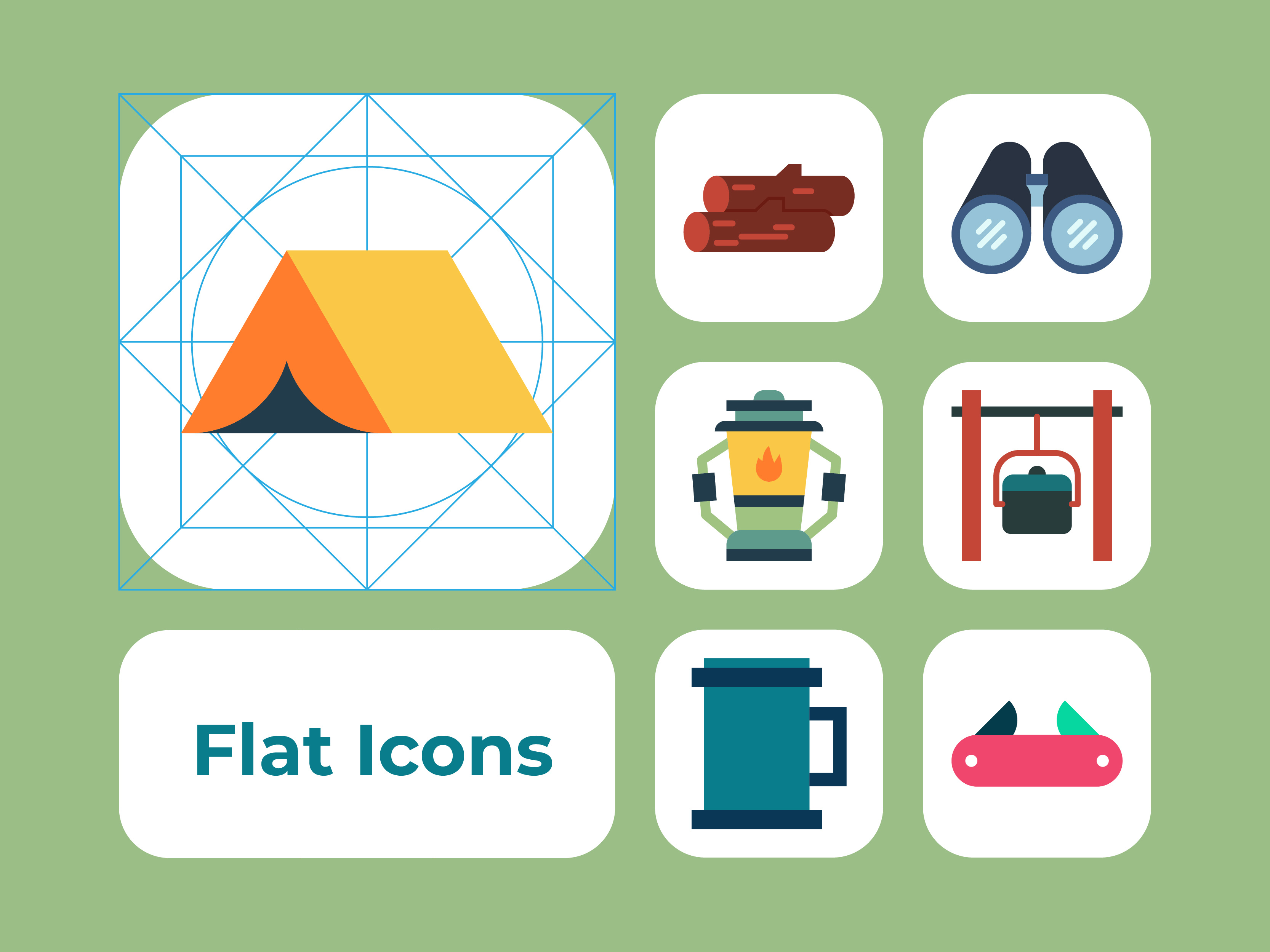 Example of Flat Icon Design