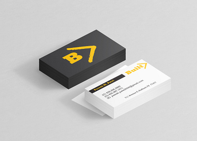 Business Cards - Built branding businesscards graphic design print