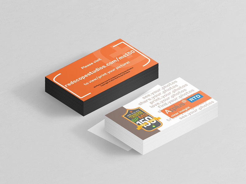 Business Card - MS150/Applus Photo Booth branding businesscards design graphic design print