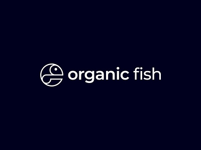 Organic fish (o+c+fish) Iconic Logo Design Concept branding c fish icon cfish logo f fish icon fish logo iconic logo logo logo design logo make o logo ocfish ofish logo organic fish logo organic logo simple logo