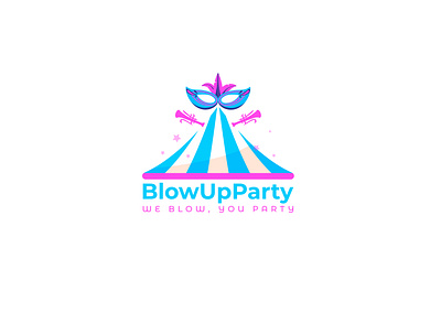 Party Logo branding graphic design graphicdesign illustrator logo logodesign modern logo party ui