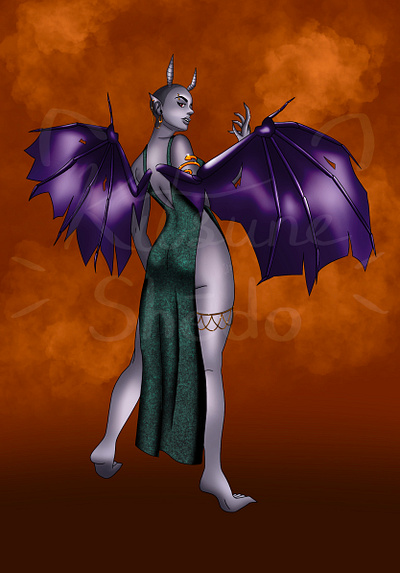 Beautiful and Dangerous character character design deadly design femaleoc gargoyle graphic design illustration oc original character