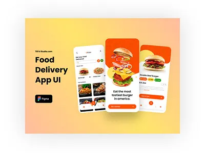 Food Delivery app app design designer graphic design mobile app ui ui ux uiux user experience user interface