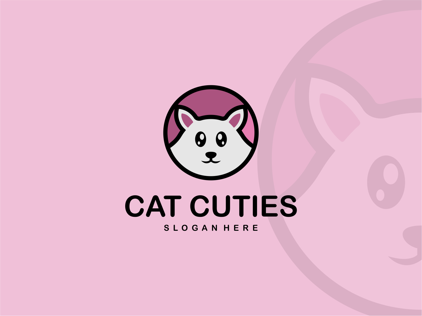 Cat Cuties Logo by Flash Graphic on Dribbble