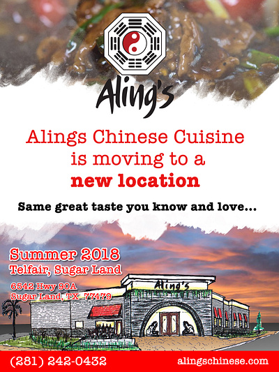 Banner - Alings Chinese Cuisine branding design graphic design