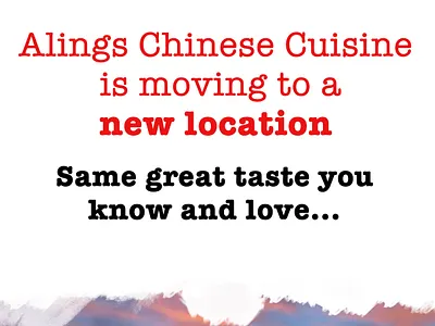 Banner Stand - Alings Chinese Cuisine design graphic design print