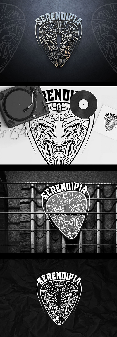 Tribal Logo design for SERENDIPIA branding design fiverr fiverr logo design graphic design illustration logo ui ux vector