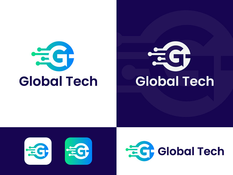 Global Tech Logo | Modern G Tech Logo by Sajal | Logo Designer on Dribbble