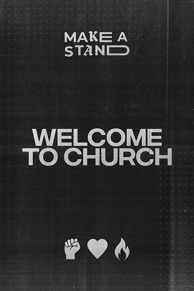 Youth Church Brand | Make a Stand church brand church logo youth brand youth branding youth church youth group
