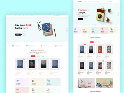 Book Store Shopify Theme - Booken by DevItems on Dribbble