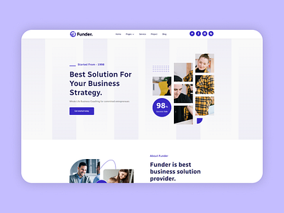 Agency Website Template - Funder agencies