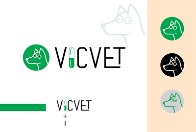 Logo : VICVET branding graphic design logo