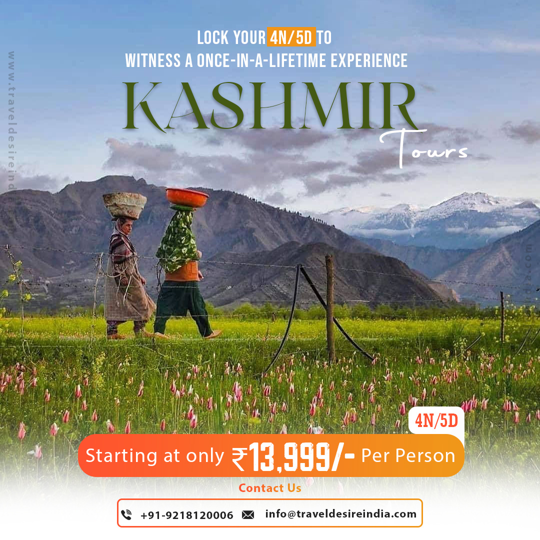 Best Tour Packages for Kashmir by Travel Desire on Dribbble