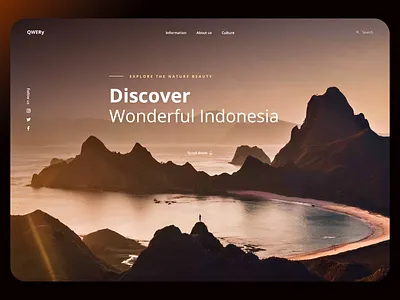 Landing page concept brand design design personal project ui