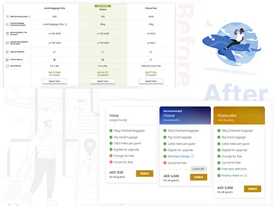 Pricing plan airline pricingplan