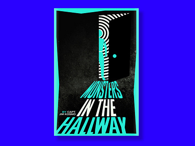 Monsters in the Hallway Book Cover Concept 1950s book cover book cover design monsters in the hallway saul bass