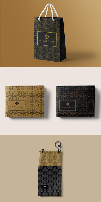 Pattern design for a lifestyle product company. branding classic design gold graphic design luxury package design pattern design