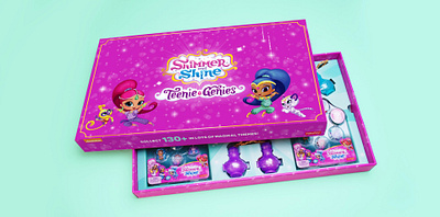 Teenie Genies Toy Packaging bottles collectors nickelodeon press box shimmer and shine teenie genies toy packaging