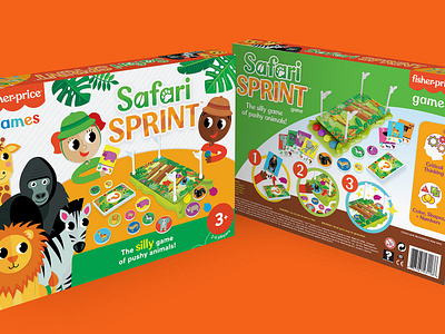 Wholesale Fisher Price Safari Sprint Game MULTICOLOR