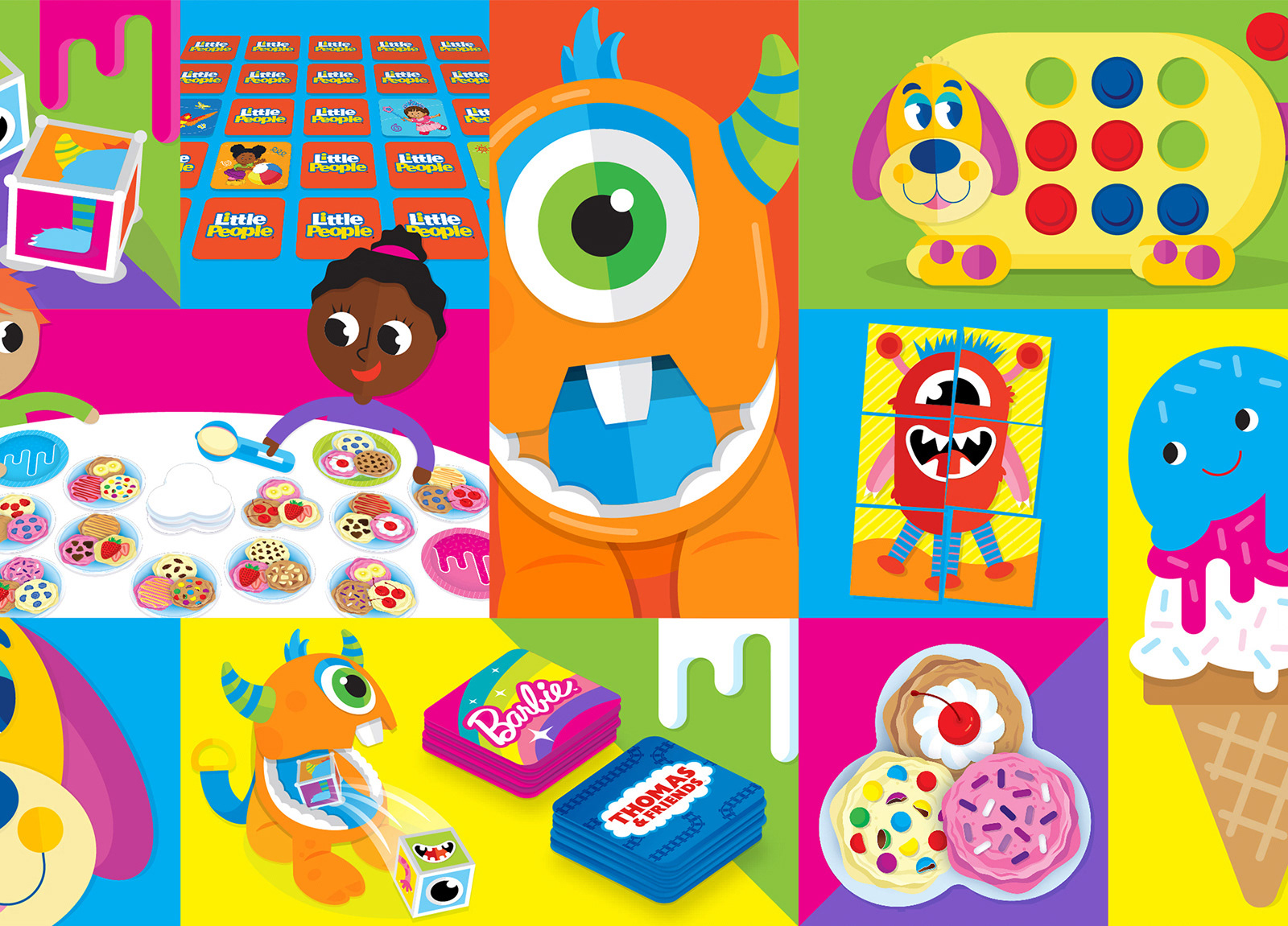 Fisher-Price Games Illustrations by Jane Gardner on Dribbble