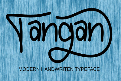 Tangan branding design font graphic design handwritten fonts illustration logo typeface typography ui