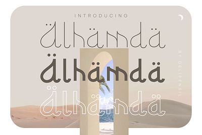 Alhamda - Arabic Serif Font arabic font islamic muslim ramadhan