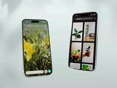 Laroot - Social Network for Plant Enthusiasts! 3d adobe agency animation app app design application creative figma green inspiration interaction motion nature plant social network ui design ui ux uxui
