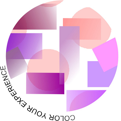 Experience color design illustration logo warna