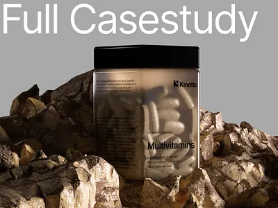 Kinetic full Case study 3d animation brand branding case study collateral design graphic design identity logo mark minimal motion graphics ui