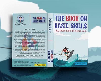 The book on basic skills amazon book cover graphic design illustration kdp