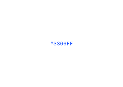 #3366FF blue branding color colorful colors logo webdesign website white