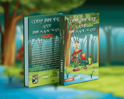 Cody the elf and the magic wand amazon book branding cover graphic design ingramsparl kdp lulu paperback