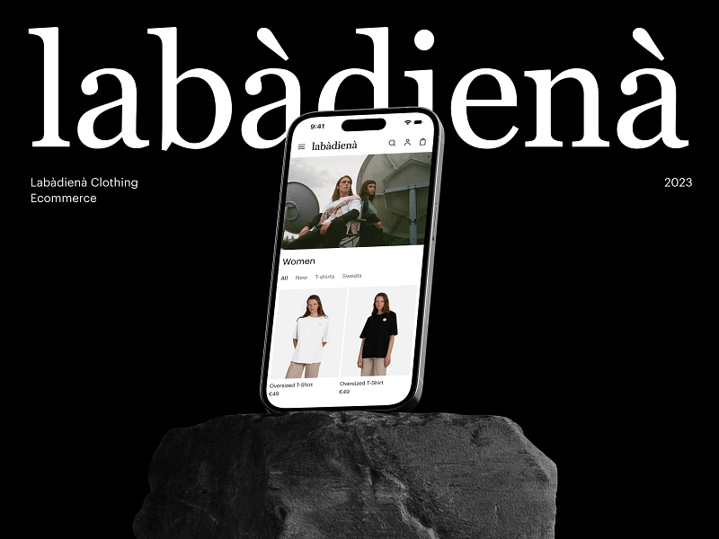 Labàdienà Custom E-Commerce Website agency clothing design ecomm ecommerce eshop graphic design minimal outer outer studio shop store studio typography ui ui design ux ux design web design website
