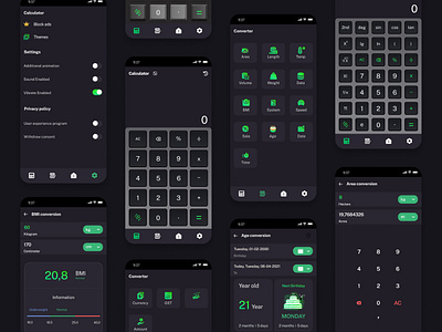 Calculator Mobile App app app mobile calculator calculator mobile app design app mobile app ui ui design uiux