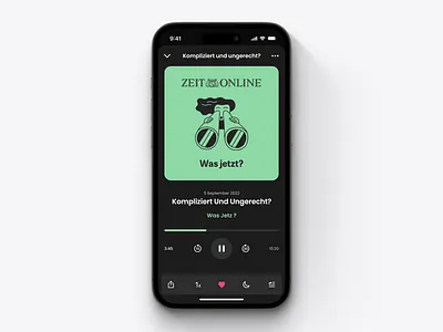 Podcast App | Media Player app application concept dailyui dark dark mode design interface media play media player minimal modern podcast ui ux