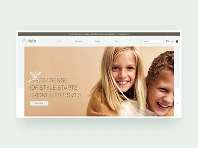 DOLLIE adaptive website branding creative design e commerce design editor x internret shop design logo marketing online shop design online store design responsive web design responsive website ui webdesign webdesignagency wix partner