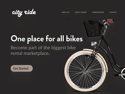 Bike Sharing Marketplace app app design bike bike sharing clean design marketplace sharing economy ui ux web web design